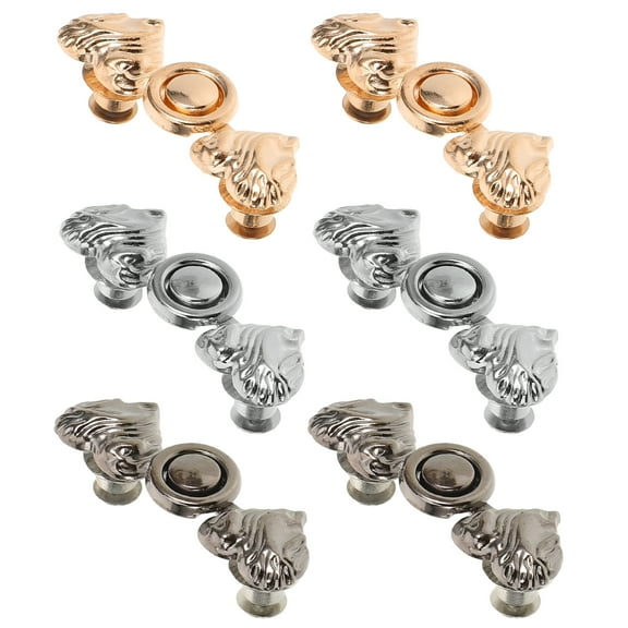 VANIDO 6Set Pants Clips for Waist Pants Waist Tightener Silver Adjustable Other Occasions