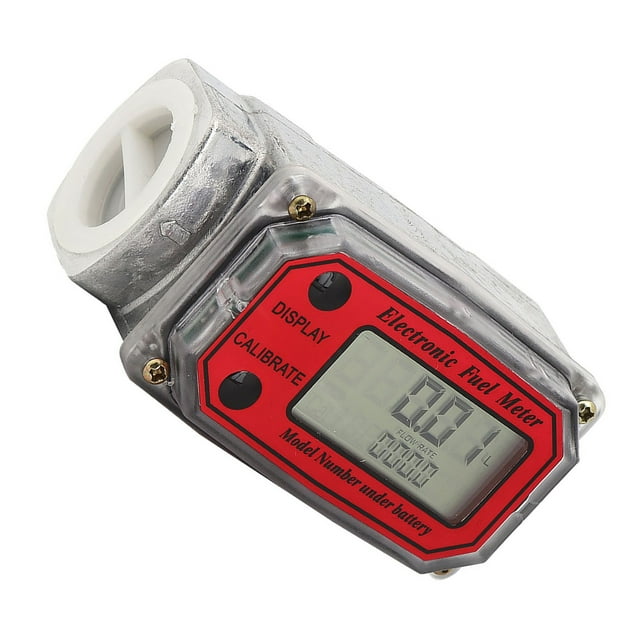 Mini Medidor De Flujo De Turbina Digital Medidor De Flujo De Combustible Diésel 10-200L 1" NPT