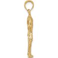 thumbnail image 2 of 14K Yellow Gold 3-D Textured Flamingo Charm (28 X 17.1) Made In United States k6604, 2 of 5