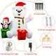 thumbnail image 5 of Hinchables navideños GUDELAK con oso polar y pingüino de 6 pies con LED, 5 of 7