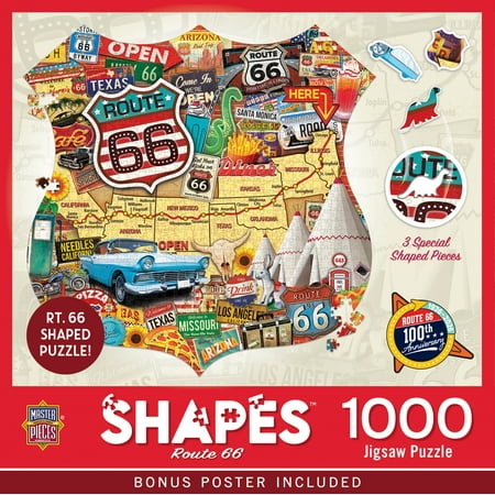 MasterPieces 1000 Piece Jigsaw Puzzle - Route 66 - 27"x27"