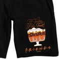 thumbnail image 2 of Friends TV It Tastes Like Feet Adult Black Sleep Pajama Shorts, 2 of 4
