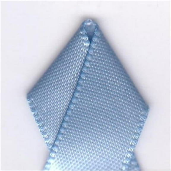 Double-Face Satin Ribbon - Bluebird - 100 Yards
