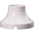 thumbnail image 3 of 10 Pcs Support de Douille d'Ampoule à Vis E27 Base en Plastique Ronde Douille de Vis Edison Support de Douille d'Ampoule E27 - Blanc, 3 of 5