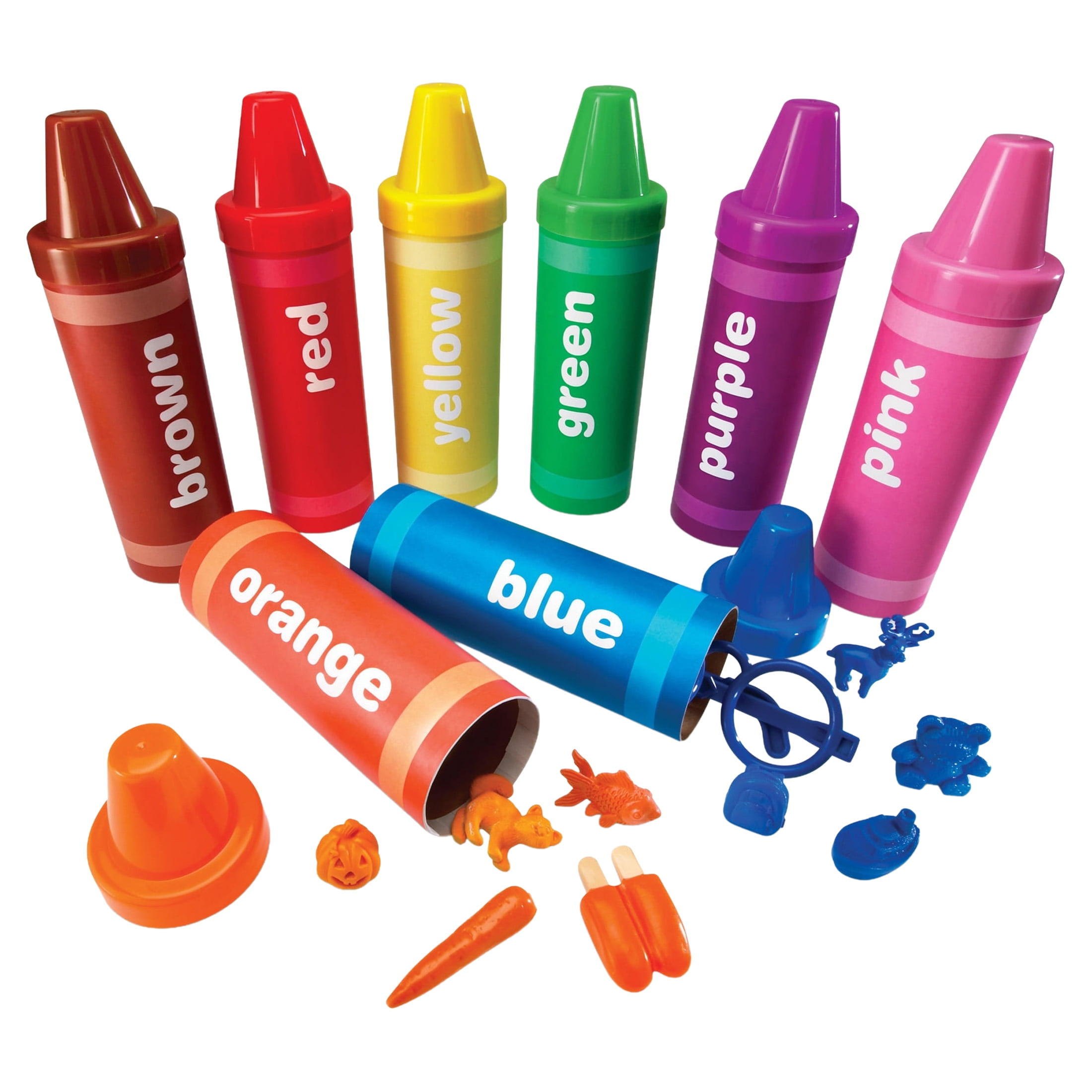 Rainbow Sorting Crayons, 56 pcs