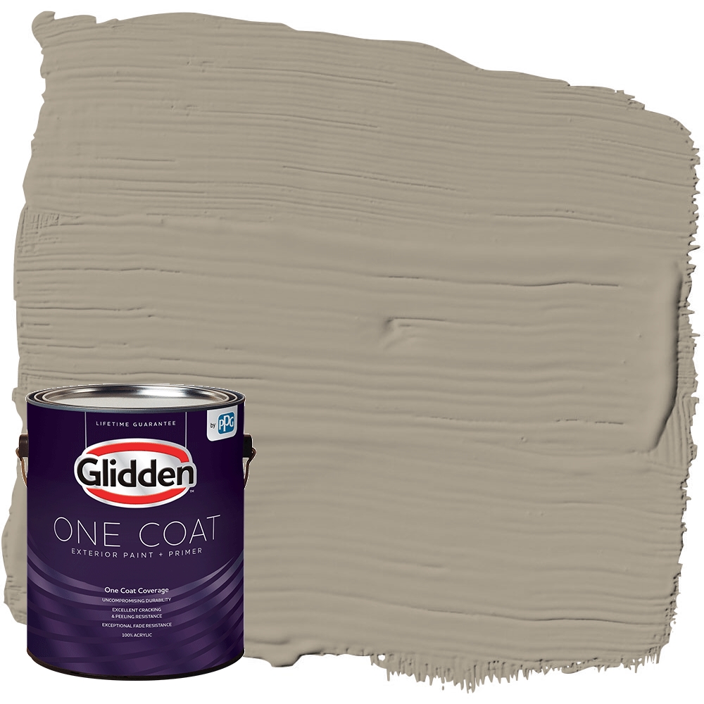 Glidden One Coat Exterior Paint and Primer, Stonehenge
