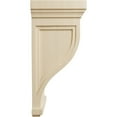 thumbnail image 3 of Ekena Millwork 7 1/2"W x 8"D x 17"H Traditional Recessed Corbel, Rubberwood, 3 of 4