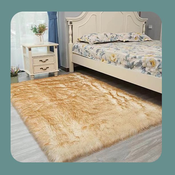 Super Soft Faux Fur Sheepskin Rug