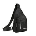 thumbnail image 2 of Ganfancp Crossbody Correr Pack con Ajuste Correr Cinturones y 2 Cremalleras Bolsillos para Mujeres y Hombres Entrenamiento Viajar Jogging Ciclismo Senderismo Riñonera Ofertas Del Día 1X Riñonera Depo, 2 of 6