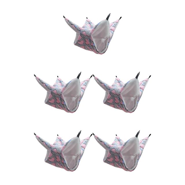 Greeniant Hamaca para ratas, hecha a mano, de doble capa, bonita cama colgante pragmática, práctica para la instalación, suministros para Type2 NO2
