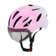 thumbnail image 1 of Casco de bicicleta con visera, correa ajustable, ventilación, ligero, para ciclismo Rosa, 1 of 9