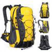 Mochila De Alpinismo Bolsa de escalada portátil para acampar, mochila deportiva informal para mujeres y hombres (amarillo)