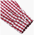 thumbnail image 3 of Tzou Oktoberfest Shirt for Men Casual Long-Sleeve Plaid Dress Shirt for Men Classical Checkered Button Down Shirts German Bavarian Costume Beer Festival Shirt Red L, 3 of 5