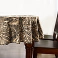 thumbnail image 4 of Realtree Max 5 Camo Table Cloth Oval - 60"x84" Polycotton Fabric - Elevate Your Kitchen or Farmhouse with Rustic Hunting Camouflage Dining Table Cover, 4 of 5