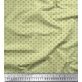 thumbnail image 1 of Soimoi Moss Georgette Fabric Geometric Star Shirting Printed Fabric 1 Yard 42 Inch Wide, 1 of 3