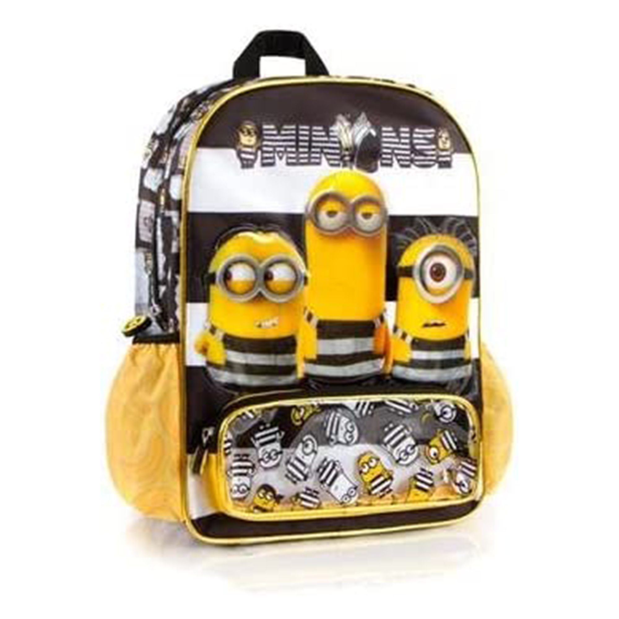 Minions Despicable Multicolored Backpack for Kids 16 inch All Overprinted Backpack