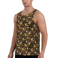 thumbnail image 2 of Gaeub Flying Furry Honey Bees Men's Athletic Tank Top, Workout Sleeveless Shirts, Running Tank Tops for Gym, Running, Training - Small, 2 of 9