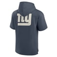 thumbnail image 3 of Men's Fanatics Navy New York Giants Elements Future Ground Lettering Short Sleeve Pullover Hoodie, 3 of 3