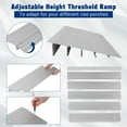 thumbnail image 3 of EDTara Threshold Ramps for Doorways, Rise Aluminum Wheelchair Ramp, 700LB Capacity Door Threshold Ramp for Mobility Devices, Bikes, and Strollers, 3 of 7