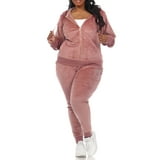 velour rhinestone tracksuits
