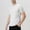 (Line)White, variant on Men’s & Big Men’s Crewneck Tee with Short Sleeves, Navy,XL