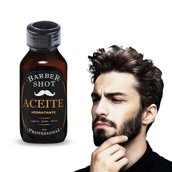 Aceite de Bergamota Barber Shot Hidratación barba y cabello 60 ml