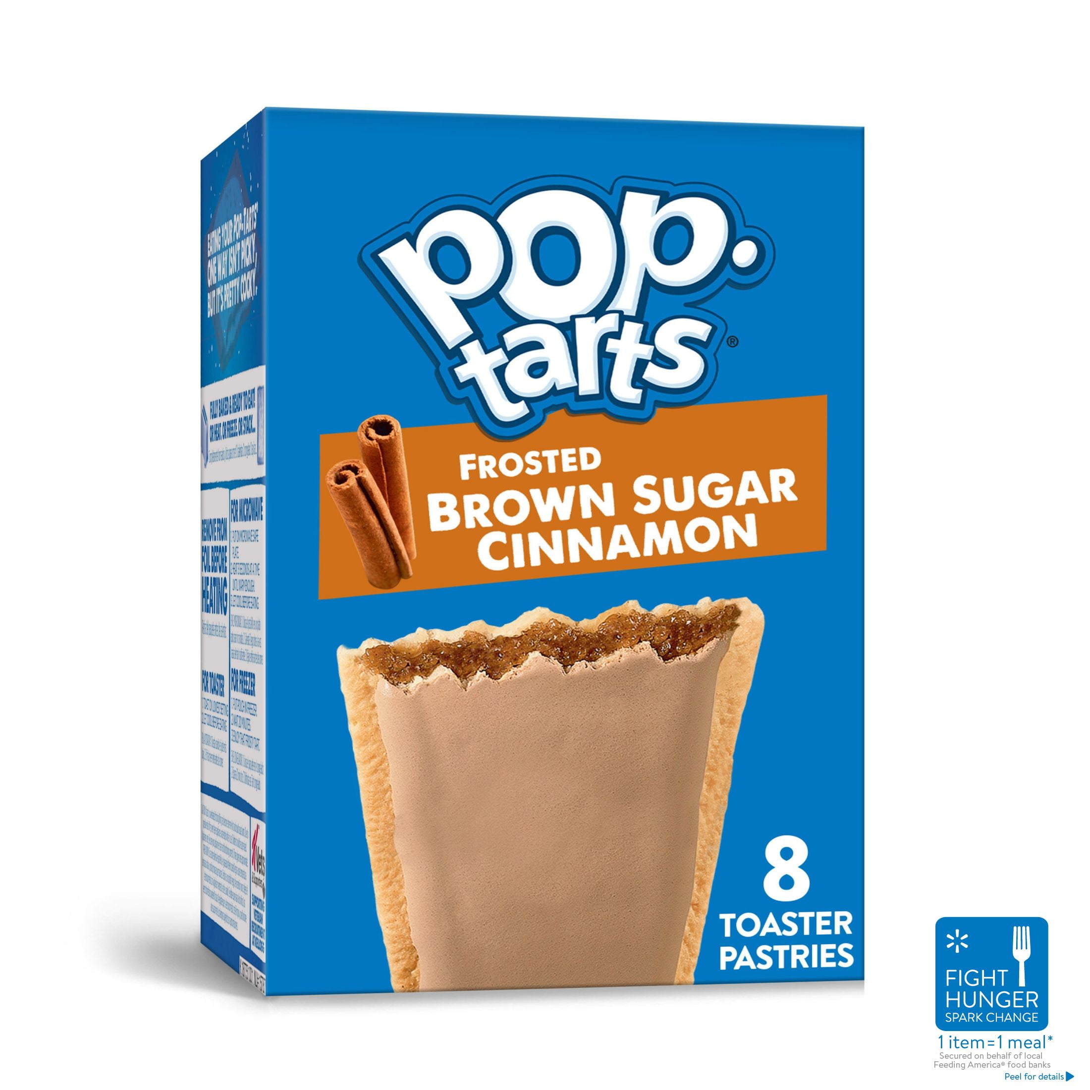 Pop Tarts Frosted Brown Cinnamon Sugar Breakfast Toaster Pastries, 13.5 oz, 8 Count