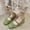Green, variant on KIJBLAE Women's French Style Round Toe Bow Knot Ballet Flats, Plus Size Soft Sole Slip On All-Match Casual Shoes Green 36