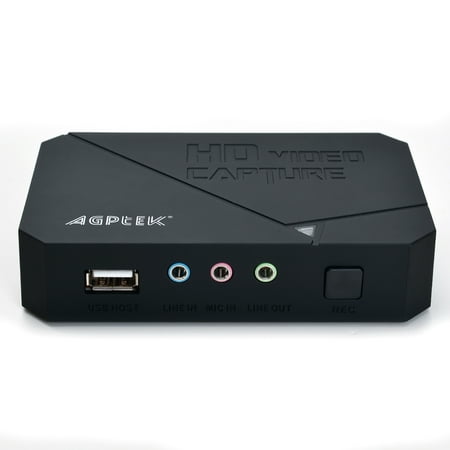 AGPtek HD Game Capture HD video capture 1080P HDMI YPBPR Recorder Xbox 360 One PS3