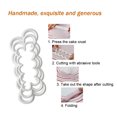 thumbnail image 4 of Molde de pastel de clavel integrado 3D 3 uds Manual DIY modelado rápido TFixol  Molde de decoración de pasteles, 4 of 6