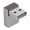 Grey-down, variant on USB3.0 Male to Female Adapter Connector USB3.0 Header 90 Degree Up Right Angled Notebook Laptop PC Port Connector