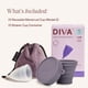 thumbnail image 2 of Copa menstrual DivaCup modelo 2 de silicona con vaso mezclador, 2 of 7