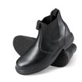 thumbnail image 1 of Womens Slip-Resistant Twin Gore Wide Work Boot, Black - Size 9.5, 1 of 1