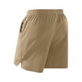 thumbnail image 4 of Men's Big and Tall Elastic Waist 3X Basketball Shorts with Pockets for Casual Sport and Holiday, 4 of 6