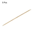 thumbnail image 3 of Uxcell 5Pcs Bamboo Knitting Needles Double Pointed Size US 7(4.5mm) Carbonized 7.9 inch(20cm) Straight for Handmade Creative DIY, 3 of 6
