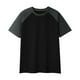 thumbnail image 5 of Camisa Elvqul para Hombre Negro sin Estampado Economicas Manga Corta Cuello Redondo Deportivas, 5 of 8
