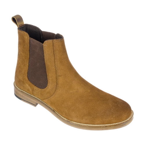 black and brown men's outfit