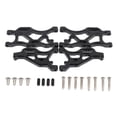 thumbnail image 1 of 2 brazos inferiores delanteros y traseros de aleación de aluminio compatibles con ARA109011 1/7 RC Car DIY Negro, 1 of 8