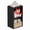 Black-2 club, variant on VAFHYLLIS Book Shelf, Wooden Cube Storage Organizer with 11" Open Cubes, Stackable Modular Bookcase for Room Divider Storage, 2 Tier Bookshelf for for Living Room, Bedroom, Office (White, 2-Cube)