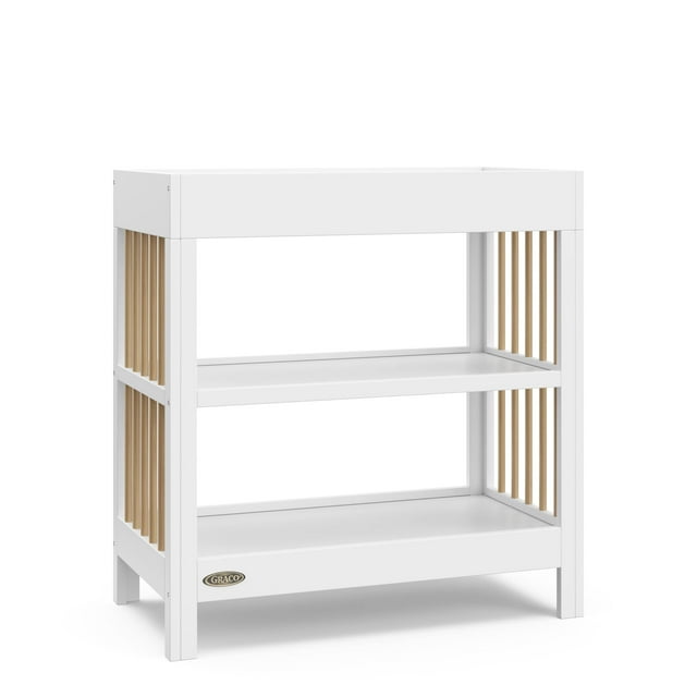 Graco Teddi Changing Table, White with Driftwood