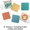 thumbnail image 4 of Fisher-Price Tissue Fun Activity Cube Baby Sensory Crinkle Toys for Newborns, Unisex, 4 of 7