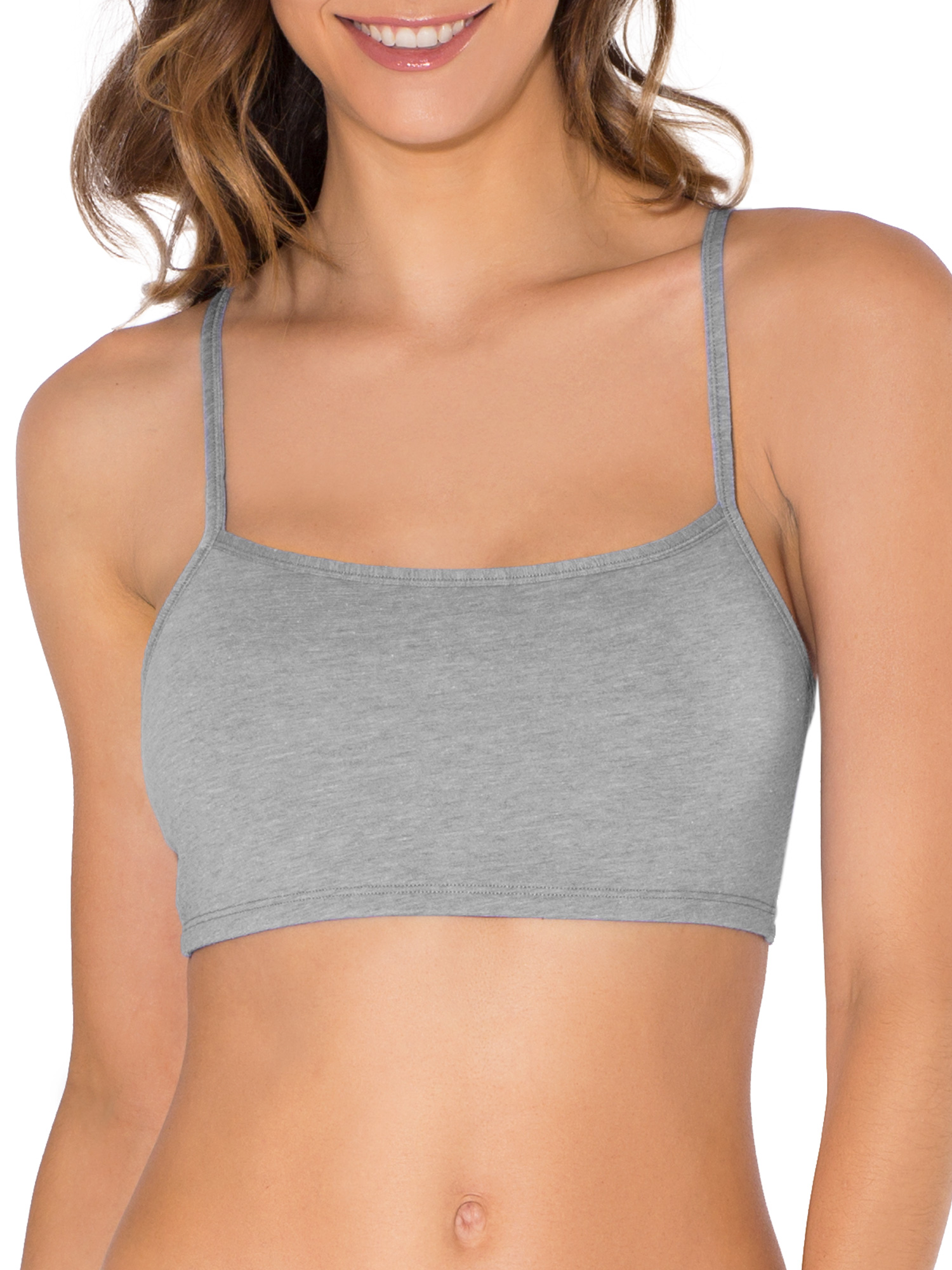 Fruit of the Loom Women's Spaghetti Strap Cotton Sports Bra, 3-Pack, Style-9036 - image 5 of 9