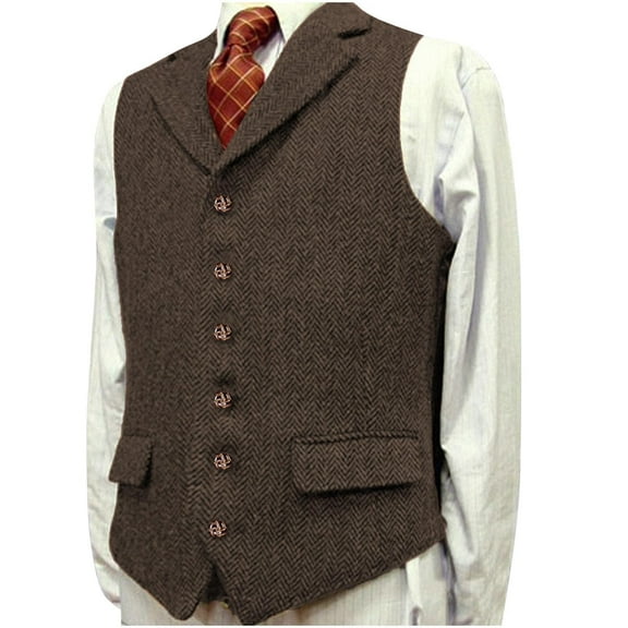 Bzhegqhd Men's New Fashion Blazer Solid Breasted Slim Waistcoat V-Neck Tank