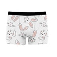 thumbnail image 2 of WEAIXIMIUNG Male Men's Underwear Briefs Cotton Happy Easter Herren Boxershorts Eier Unterwäsche Bequem Weich L White, 2 of 4