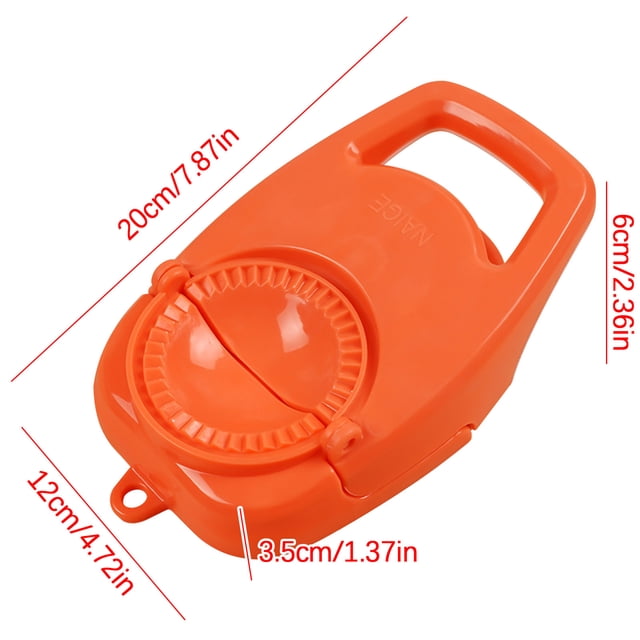 Pisexur Batería de cocina Artefacto de cocina para prensar empanadillas, herramienta manual para prensar masa, 1 máquina para hacer empanadillas para la cocina del hogar