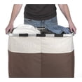 thumbnail image 4 of Whitmor Easycare Double Laundry Hamper - Lights and Darks Separator - Java, 4 of 7