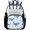 Multicolor 2, variant on Jiaoprinted Cartoon Whale Dolphin Clear Backpack for Stadium Events, Transparent Backpacks See Through Plastic Bag for Concerts & Work, Ocean Pattern