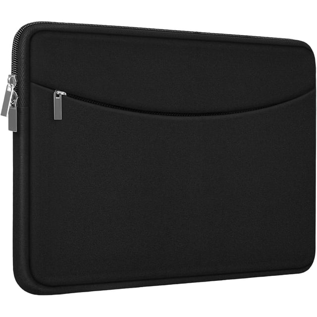 Funda protectora Ampoock para portátil a prueba de golpes de 15.6 pulgadas, negra