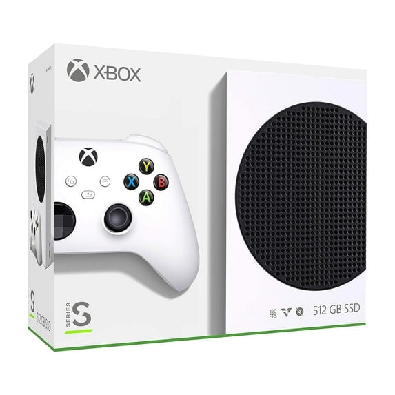 Restored Microsoft Xbox Series S 512GB Game All-Digital Console, White - 2 Xbox Wireless Controllers - 1440p Gaming Resolution, 4K Streaming Media Playback, HDMI 2.1 (Refurbished)