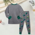thumbnail image 4 of Paguaki Boys Pajama Kids Long Sleeve Cartoon Turck Pajamas Set Soft Clothes Sleepwear, 4 of 7